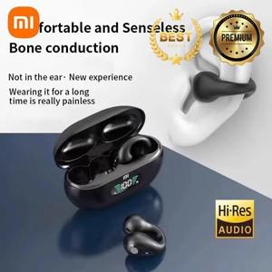 전화 헤드셋 Xiaomi 뼈 전도 이어 버드 사운드 커프 귀 무선 블루투스 Auriclees 스포츠 헤드폰 (휴대폰 용