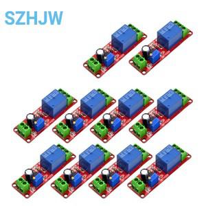 1/5/10pcs NE555 타이머 스위치 조정 가능한 분리 모듈 시간 지연 릴레이 DC 12V 실드 0 ~