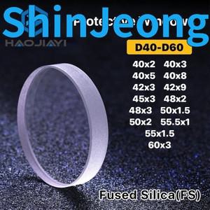 납품전문 섬유 절단 용접 공구 1064nm용 레이저 보호 창 D40 - D60 시리즈 석영 융합 실리카