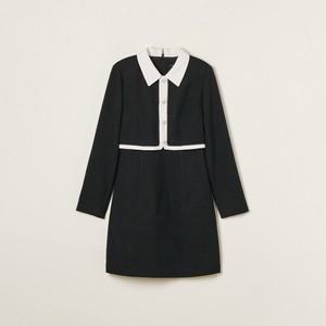 [AK수원점] [로엠] 카라 트위드 2in1 미니원피스