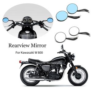 가와사키 W 800 W800 핸들 바 백미러 키트 백미러 바이크 오토바이 액세서리 알루미늄