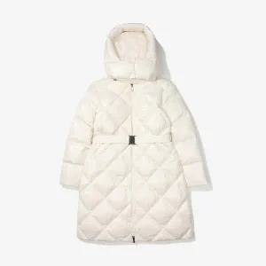 [롯데백화점]휠라 프리미엄 벨티드 구스다운 롱패딩자켓  FS2DJF4164F_IVY