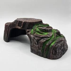 어밥 원목 나이테 모양 파충류 거북이 소 동물 쉼터 계단