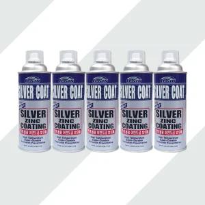 실버코트 5개 은색 아연도금제 스프레이 아연코팅제