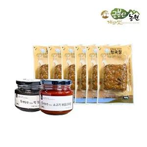 [오색담은][오색담은] 오색담은 청국장세트 1호_청국장6+소볶음고추장+막장