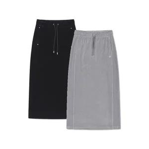 [르꼬끄](대전신세계)[50% OFF] (QP422OSKO2) 여성 벨벳 맥시 스커트 / 대전신세계