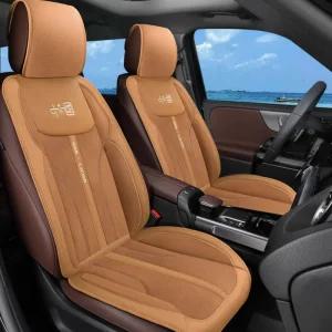 통풍시트 차량용 온열 시트커버 통풍 베이지 방석 냉풍 12V