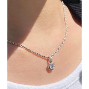 [샤밍주얼리]5부 천연 다이아 목걸이 현대 우신 플로르 프러포즈 결혼 기념일 여자 친구 선물 로프 체인