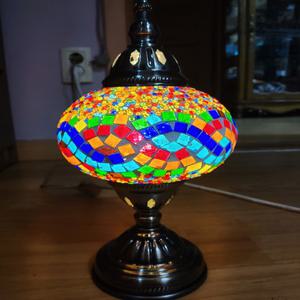 크리스탈 글라스 전등 높이32cm  단초마을 골동품/수집품/도자기