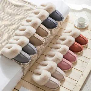남녀 공용 가정 용 겨울 실내화 홈 슬리퍼 털 안감 집안슬리퍼퍼슬리퍼 예쁜실내화홈슬리퍼
