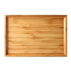 고품질 나무쟁반 대나무 차판 차받침 쟁반 직사각 다과상 찻상 (WFJH1IQ)