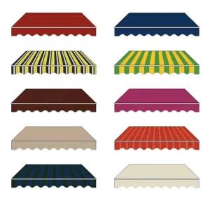 수동 어닝 천갈이 베란다 그늘막 비가림막 야외 빗물막이