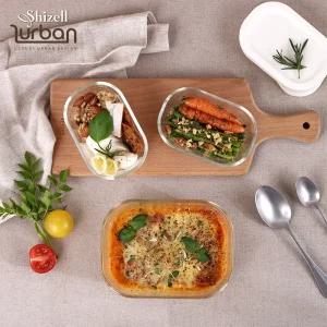 [Shizell] 쉬젤 러반 오븐 내열글라스 밧드 3종세트(직930x1+370x2)