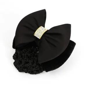 머리망 사각 큐빅 올림 머리 헤어 망 헤어핀 리본 헤어망 머리망 망사머리망 면접머리망