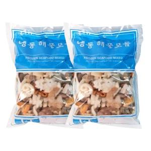 700g x 2 냉동 해물믹스 해물모듬 짬뽕 손질 토핑 (오징어 바지락 홍합 새우)