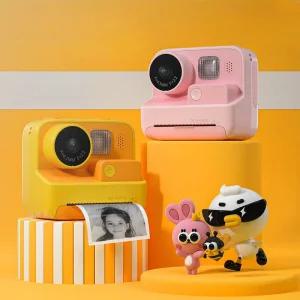 인쇄 여행 즉석카메라 셀피 디지털 폴라로이드 사진기 열 여행용