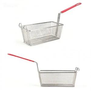 업소용 XVJJ3459 튀김기용 스텐 감자튀김 후라이드 치킨 바스켓 바구니 튀김망 튀김바구니 튀김