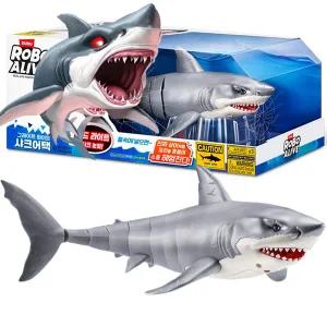 로보얼라이브 그레이트 화이트 샤크어택 / 헤엄치는 로봇 상어 장난감 완구