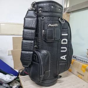 중고 차량 브랜드 블랙 고급 가죽 캐디백