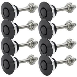 GETIROTE 퀵 릴리스 범퍼 후드 핀 범용 래치 번호판 클립 직경 1 25인치 푸시 버튼 대부분의 차량용