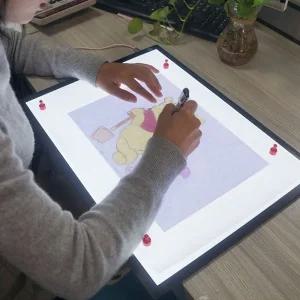 LED 라이트 박스 3단 A2 밝기조절 그림 가오몬 스케치 보드