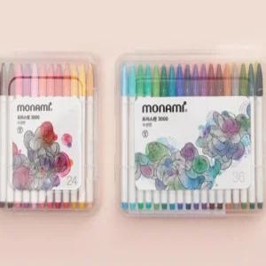 가져유 수성펜 모나미 프러스펜 세트 싸인펜 24색 36색 48색