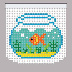 금붕어 어항비즈발키트 비즈발만들기 DIY 커트봉포함