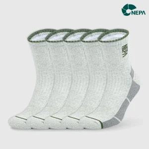 네파 하이브리드 쿠션 미들삭스 라이트그레이 L 5팩 NPCHBMDL-L/GR5