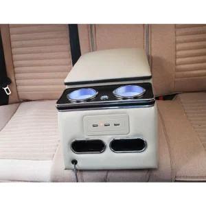 자동차 콘솔박스 쿠션 블랙 콘솔트레이 뒷좌석 수납 팔걸이