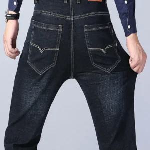 작업복청바지 남자진청바지 중년남성 바지 아저씨 스판 빅사이즈 데님 청바지 36 38 40