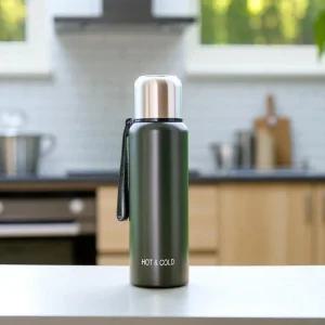 듀얼 보온병 다크그린 1L 피크닉 다용도 국