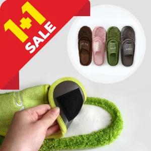 (1*1무료배달)청소슬리퍼(본품) 걸레 극세사걸레 슬리퍼 거실화 청소실내화 층간소음 실내화 선물