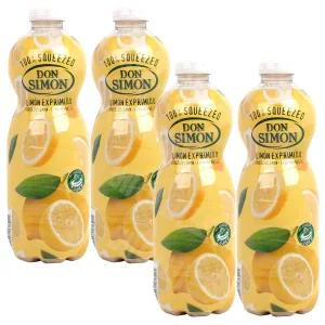 돈시몬 레몬 착즙 주스 1L 4개