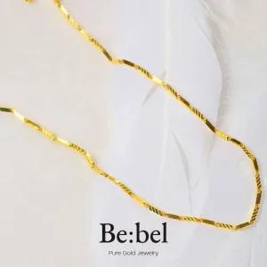 순금목걸이 11.25g(3돈) 24k 남자 여자 대나무 체인 비벨