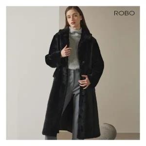 로보 149만원 23FW 스페인 리버시블 싱글 롱 무스탕 430070