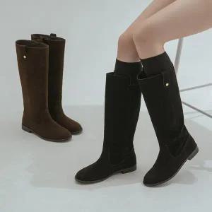 [소보제화]레니트 스웨이드 단화 롱부츠 3cm