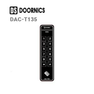DAC-T135 단독형 번호키 카드리더기 출입통제 전자식 13.56Mhz RF카드 자동문 현관문 도어락 TAROS