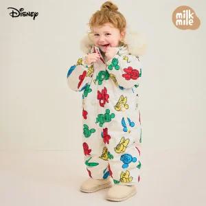 [밀크마일] [디즈니]미키&미니마우스 컬러포인트스키슈트