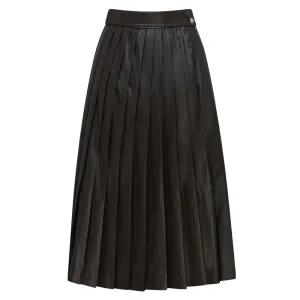 [롯데백화점]케네스레이디 제이토 레더 플리츠 스커트 (EWLSOJ03)