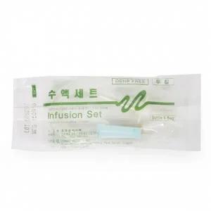 두원 수액세트 무침 50개 DEHP FREE 링거줄 I.V Set