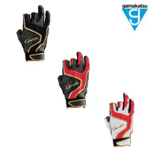 가마가츠 스트레치 낚시 장갑 3개 GM7306 화이트