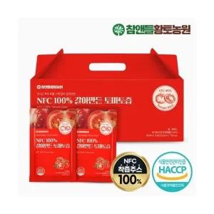 NFC 착즙 토마토즙 100ml 30포 무첨가 건강주스 국산