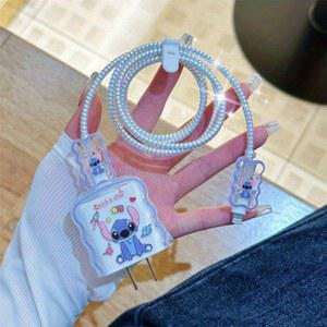 1세트 18W/20W 고속 충전기 보호 장치 14/13/12용 내구성 케이블 및 어댑터 커버 가정용으로 이상적