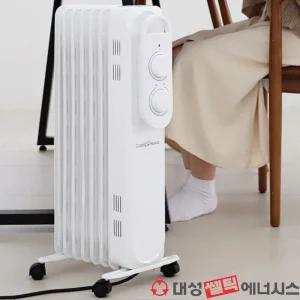 대성셀틱 7핀 라디에이터 가정용 전기 히터 이동식 욕실 난방기 사무실 온열기 화장실 히터