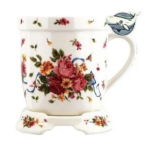 예쁜 도자기 수저통 손잡이 장식수저함 식탁