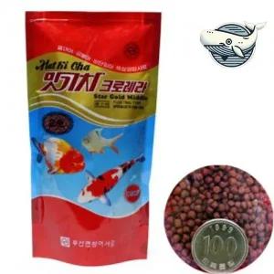 [셀러에이드]열대어 비단잉어 영양 사료 240g 건강한 금붕어먹이 비단잉어사료