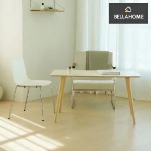 [벨라홈] 원목다리 높은 소파테이블(라운드형) 1200x600(CN9912)