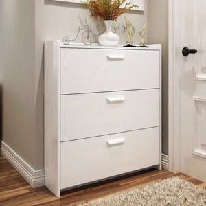 현관 인테리어 얇은 붙박이 초박형 도어 캐비닛 신발 틈새 신발장 서랍장 화이트 현관장