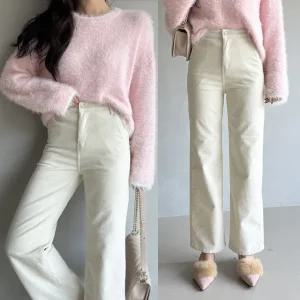 기모 소프트골덴일자 96플레이스 겨울 히든밴딩 코듀로이 2컬러 일자팬츠