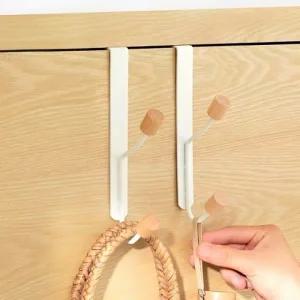 문걸이 도어행거 2구 방문 문옷걸이 가방 수건걸이